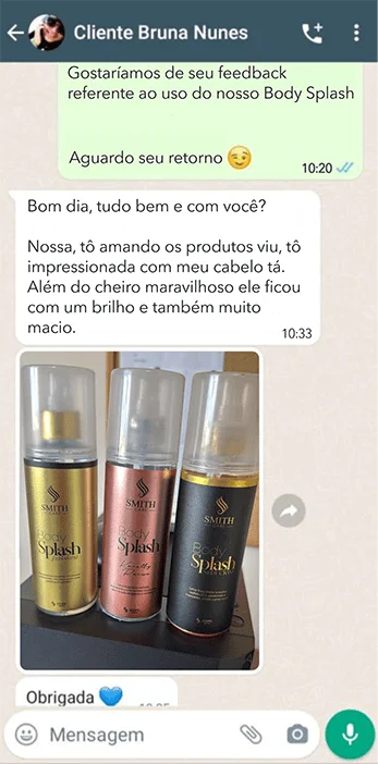 Depoimento de cliente Fernanda